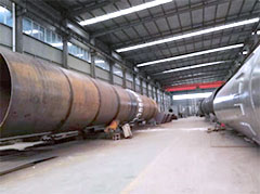 烘干機(jī)加工車(chē)間一角