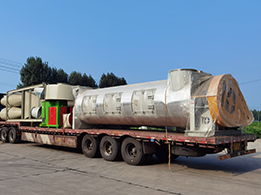 時產(chǎn)4噸風(fēng)掃烘干機發(fā)往遼寧