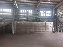 河北多層蒸汽網帶烘干機項目